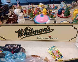 Whitmans vintage chocolate signs 