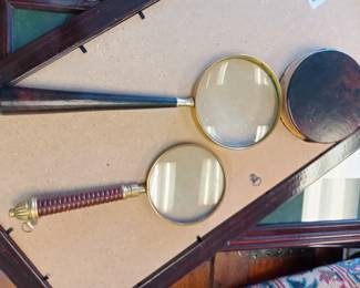 vintage magnifying glasses 