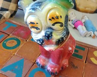 vintage Carnivale chalkware 
