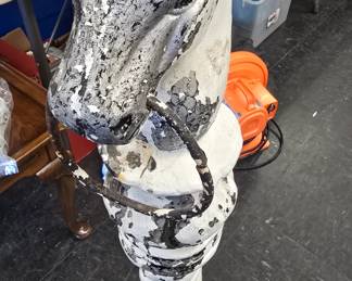 Victorian cast aluminum hitching post 