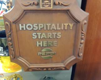 vintage Pepsi plaque 