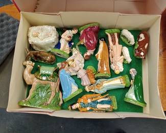 Vintage nativity scene