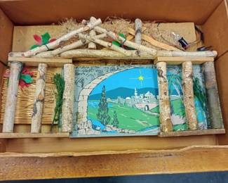 Vintage Nativity scene