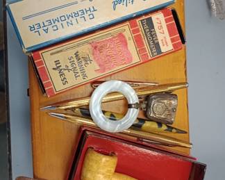 misc goodies pipes pens etc 