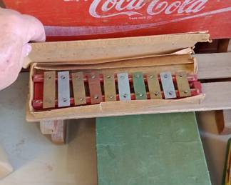 vintage xylophone in original box 