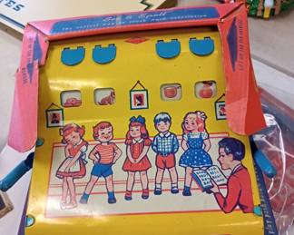 Vintage see and spell game in original box.