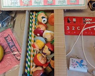 Vintage pencils of all nations display