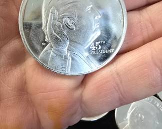 Trump presidential 1oz silver rounds 30 available 