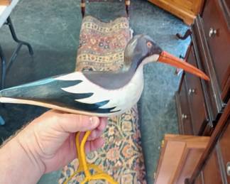 hand carved bird 
