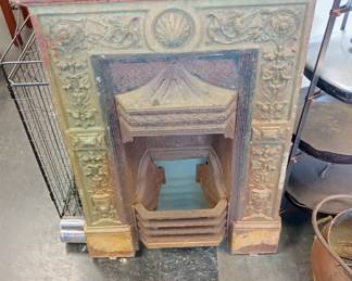 Awesome cast iron fireplace 