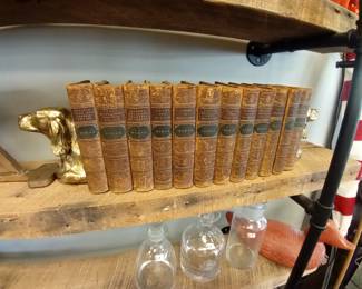 antique books alexander dumas collection 1800s