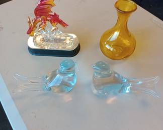 misc art glass 