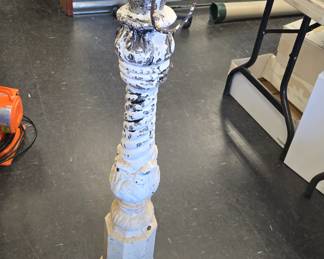 Victorian cast aluminum hitching post 