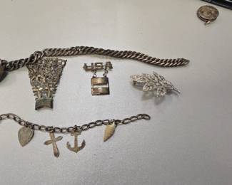 sterling silver brooches and more 