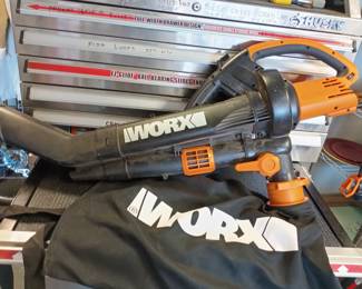 worx blower and mulcher 