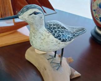 hand carved bird 