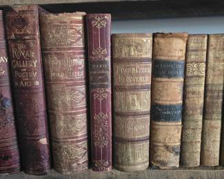 very nice collection of vintage books 
