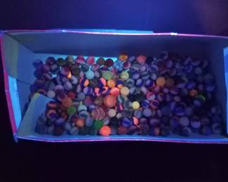 uranium and cadmium marbles and regular vintage marbles no duplicate pics we just have that many marbles