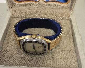 Elgin art deco vintage men's watch 14kgold filled center