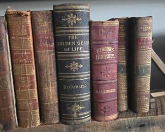 very nice collection of vintage books 