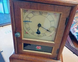 vintage clock with movement 
