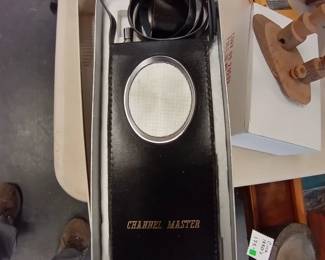 channel master transistor receiver in original box 
