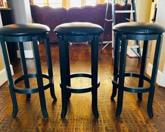 Set Of Three Barstools :: $30