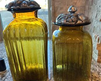 Glass Canisters :: $40