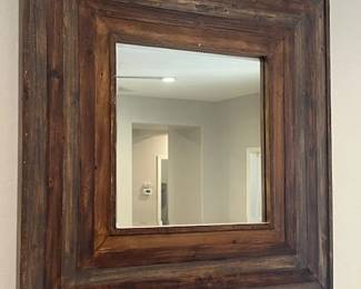 Pier 1 Imports Wood Framed Wall Mirror