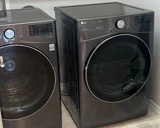 Electric LG Thin Q Front Loading Washer & Dryer