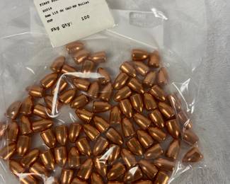Nine mm 115 Grain CMJRN Bullets