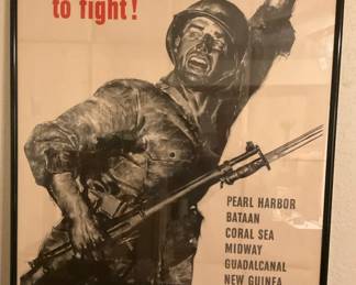 We Have Just Begun to Fight Framed Poster