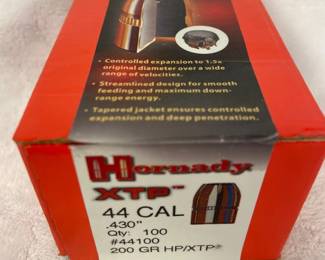 Hornady XTP .44 Cal. 200 Grain HP XTP Reloading Bullets