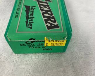 Sierra .25 Cal. 75 Grain HP Reloading Bullets
