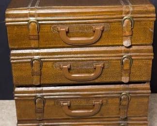 Four Drawer End Table