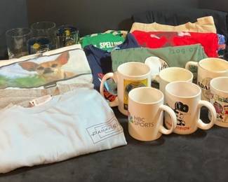 TV Movie Memorabilia, Tshirts, Mugs Glasses