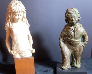 Boy Girl Sculptures