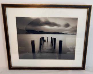 Framed Photograph Print Pier