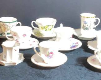 16 Assorted Tea Cups