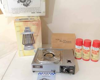 Chef Mate Butane Camp Stove W Fuel Sunbeam Bug Zapper