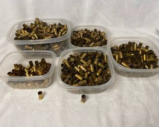 Once Fired 6.8 Pistol Brass Brass with Primed Brass