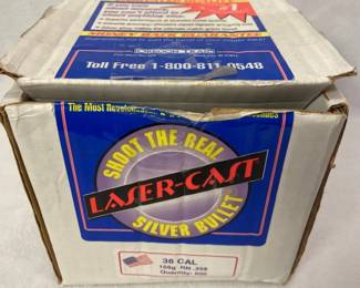 Laser Cast Silver Bullets 38 Cal. 158 Grain RN