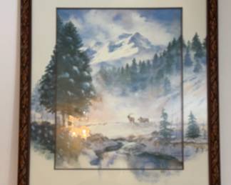 Framed Limited Edition Print Mountain Refuge by Milton Lewis