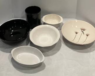 Black White Dishes Plus More