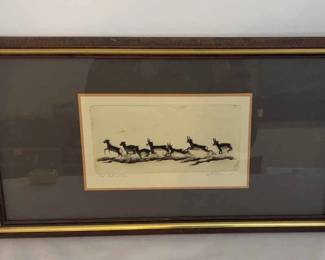 Limited Edition Print 72 190Pronghorns