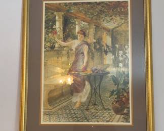 Framed Print Blossoms by Arthur Drummond