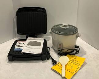 George Foreman Submersible Grill Rice Maker