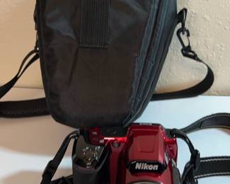 Red Nikon Coolpix L840 Camera