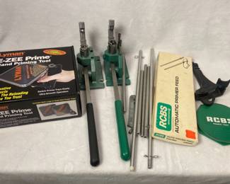 Hand Priming Tools, Primer Tray Primer Feed Tubes