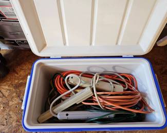 Mystery Lot Electric Cords Coleman Cooler